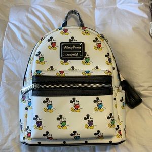 Disney LoungeFly Rainbow Mickey backpack